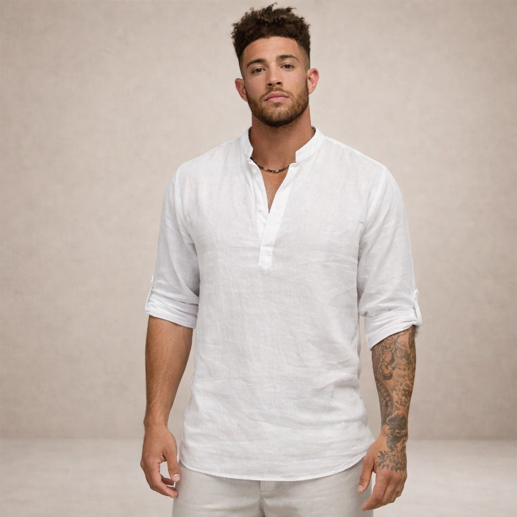 HUGO LAURENT™ | Stand Collar Shirt
