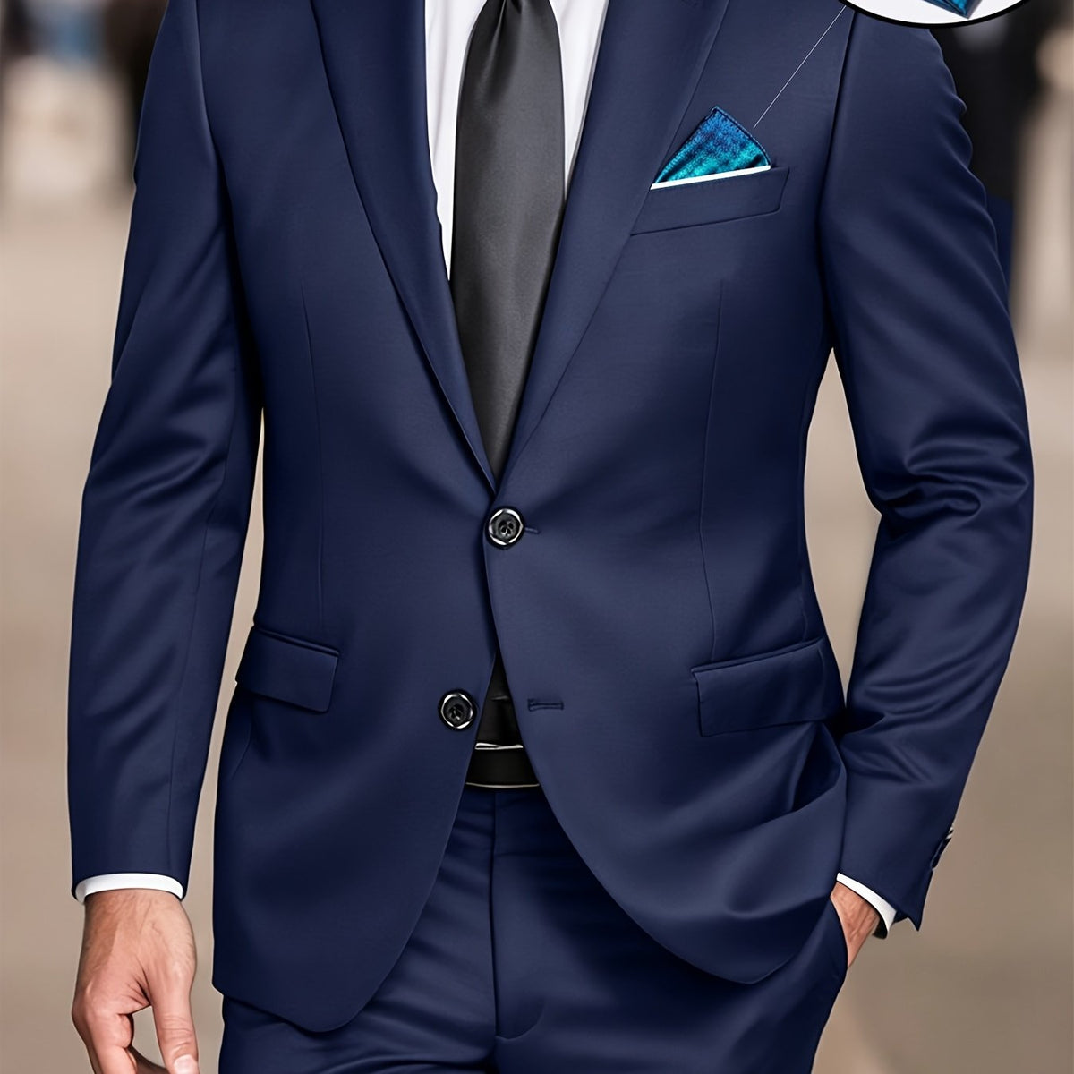 HUGO LAURENT™ | Men's Two-Piece Formal Suit Set