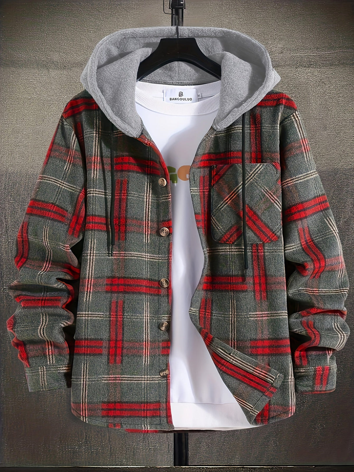 HUGO LAURENT™ | Christmas Hooded Plaid Jacket