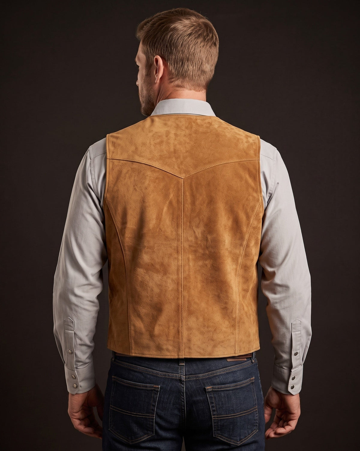 HUGO LAURENT™ | Brushed Suede Look Vest