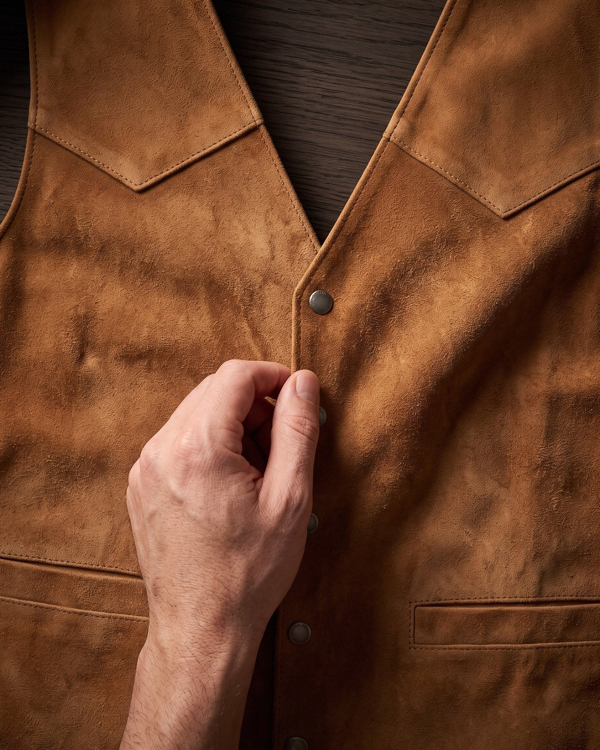 HUGO LAURENT™ | Brushed Suede Look Vest