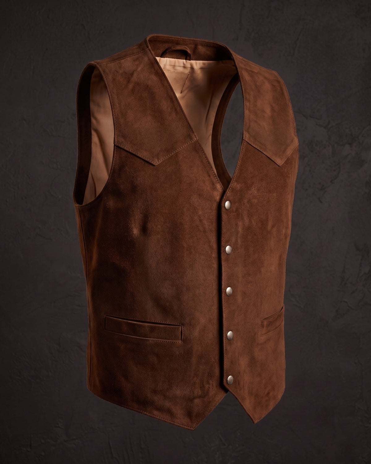 HUGO LAURENT™ | Brushed Suede Look Vest