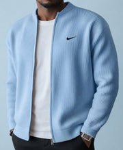 HUGO LAURENT™ | Ribbed Knit Cardigan Jacket with Zipper