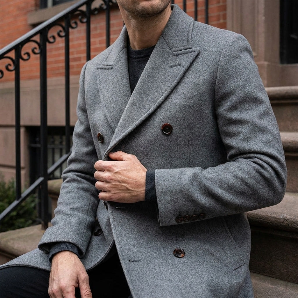 HUGO LAURENT™ | Rothwell Wool Overcoat