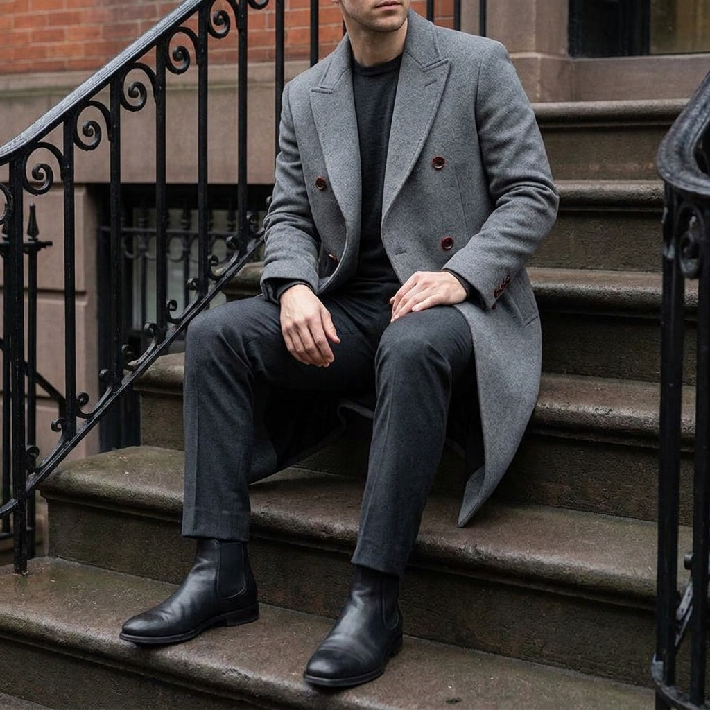 HUGO LAURENT™ | Rothwell Wool Overcoat