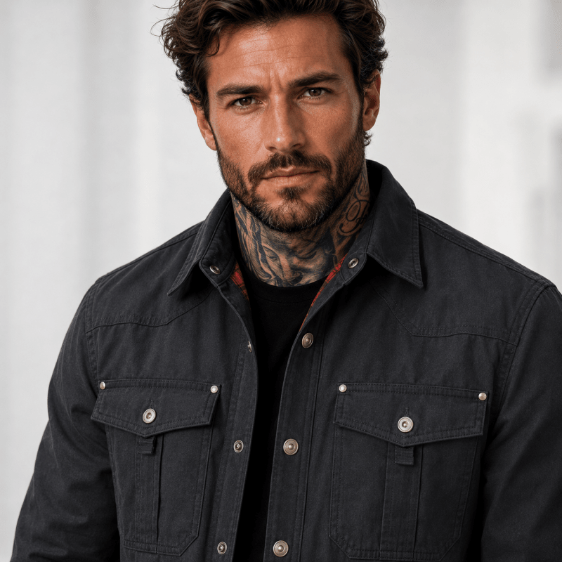 HUGO LAURENT™ | Flannel Lined Shacket