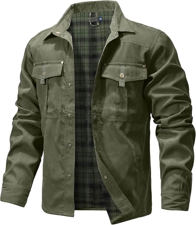 HUGO LAURENT™ | Flannel Lined Shacket