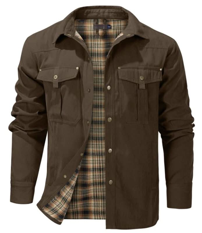 HUGO LAURENT™ | Flannel Lined Shacket