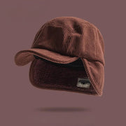 HUGO LAURENT™ | Frostline Corduroy Earflap Cap