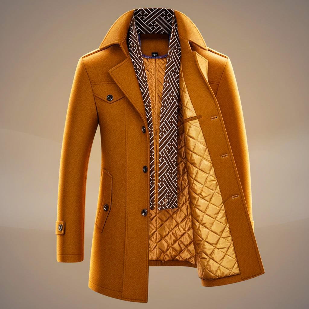 HUGO LAURENT™ | Kensworth Legacy Virgin Wool Coat