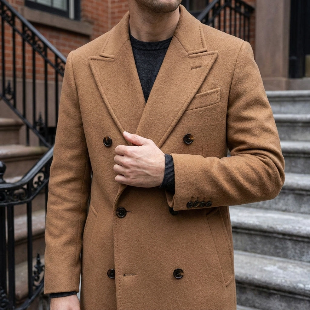HUGO LAURENT™ | Rothwell Wool Overcoat