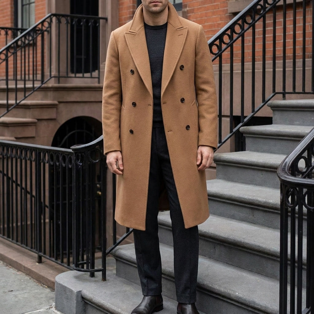 HUGO LAURENT™ | Rothwell Wool Overcoat