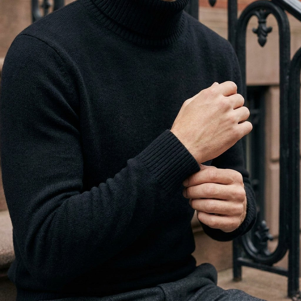 HUGO LAURENT™ | Clarkson Merino Wool Turtleneck