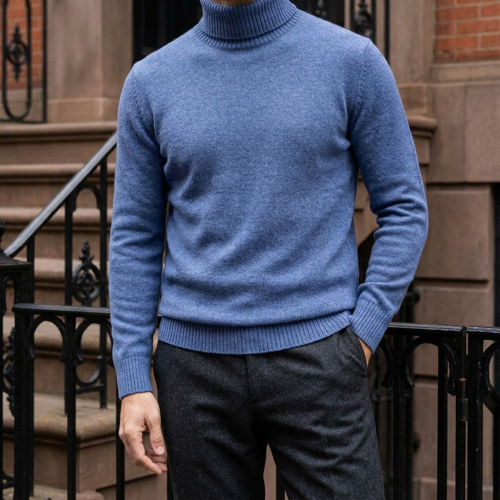 HUGO LAURENT™ | Clarkson Merino Wool Turtleneck