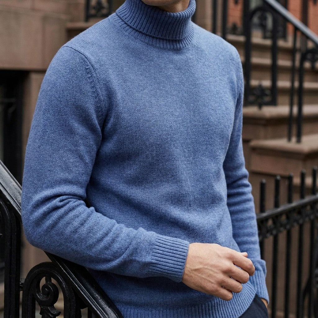 HUGO LAURENT™ | Clarkson Merino Wool Turtleneck