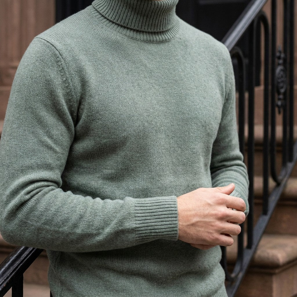 HUGO LAURENT™ | Clarkson Merino Wool Turtleneck
