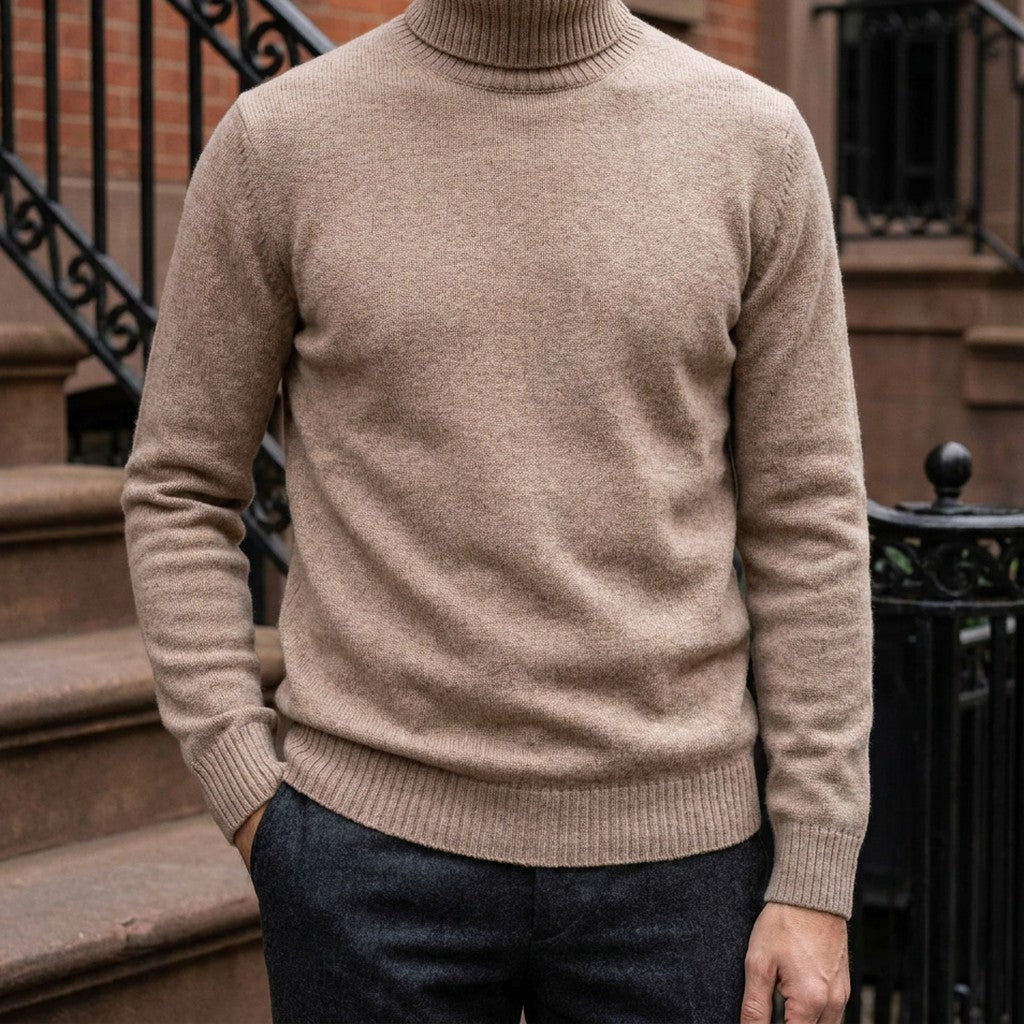 HUGO LAURENT™ | Clarkson Merino Wool Turtleneck