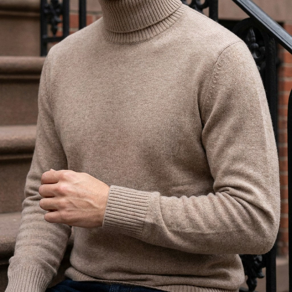 HUGO LAURENT™ | Clarkson Merino Wool Turtleneck