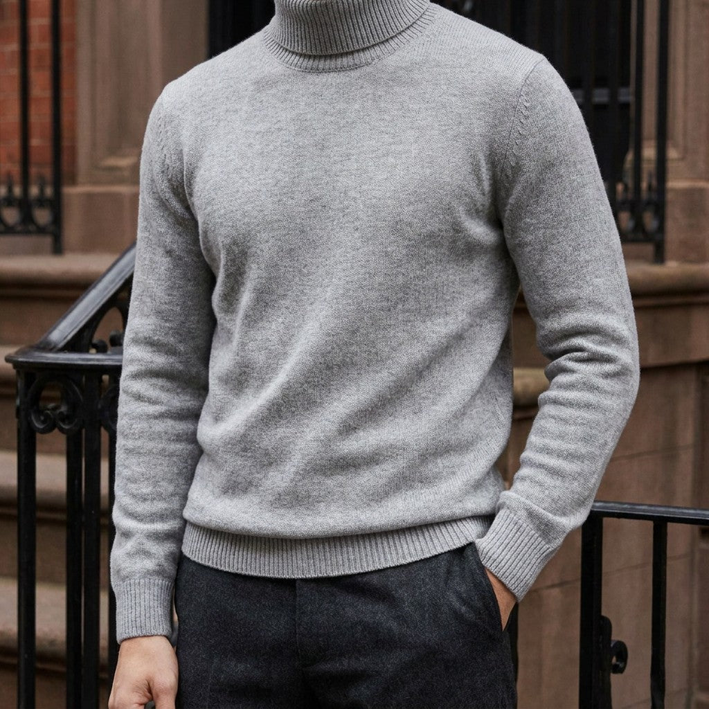 HUGO LAURENT™ | Clarkson Merino Wool Turtleneck