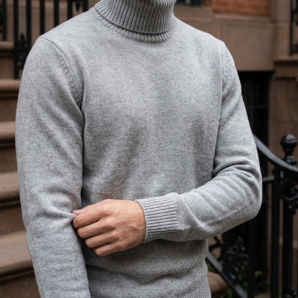 HUGO LAURENT™ | Clarkson Merino Wool Turtleneck