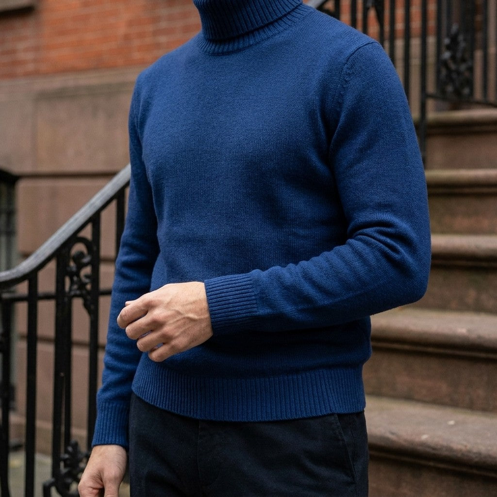 HUGO LAURENT™ | Clarkson Merino Wool Turtleneck