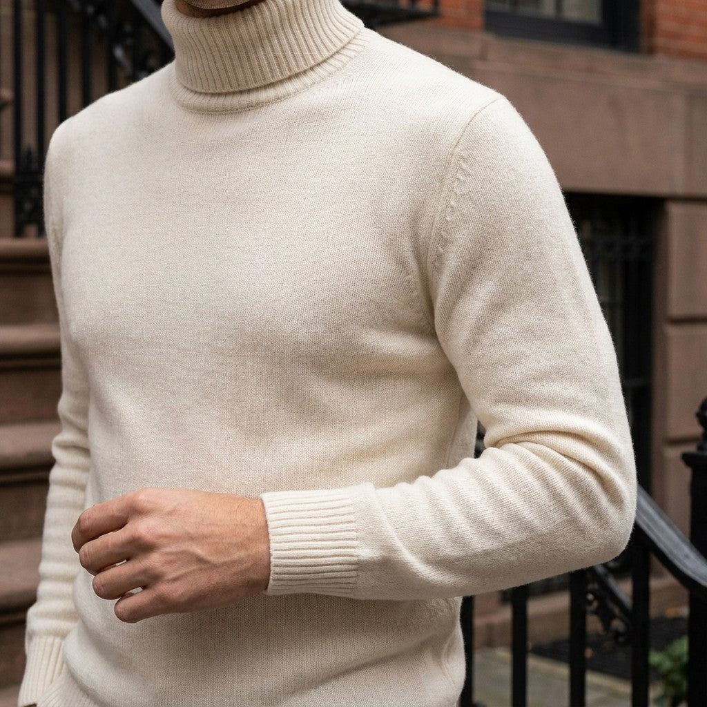 HUGO LAURENT™ | Clarkson Merino Wool Turtleneck