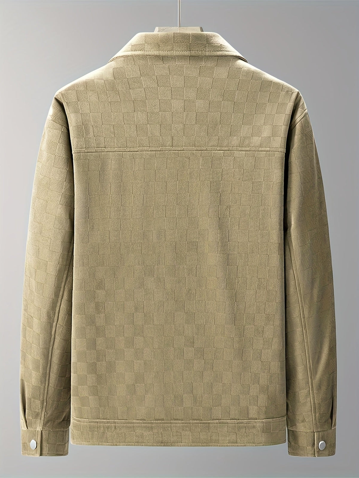 HUGO LAURENT™ | Mavrick Checkered Suede Jacket