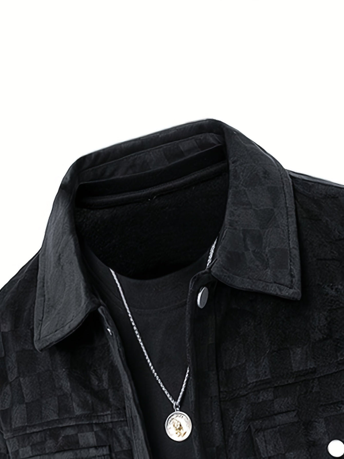 HUGO LAURENT™ | Mavrick Checkered Suede Jacket