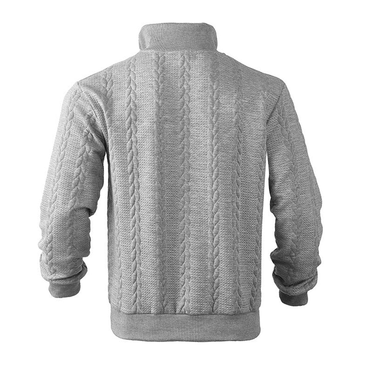 HUGO LAURENT™ | Cable-Knit Quarter-Zip Pullover Sweater
