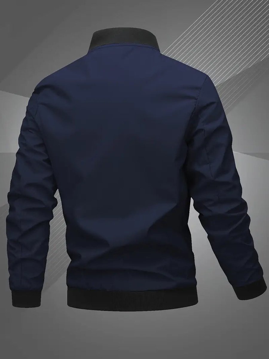 HUGO LAURENT™ | Casual Lightweight Zip-Up Bomber Jacket