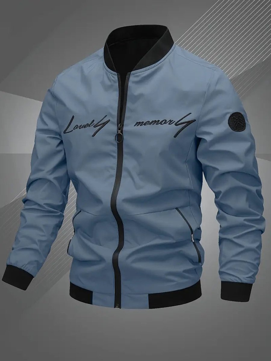 HUGO LAURENT™ | Casual Lightweight Zip-Up Bomber Jacket