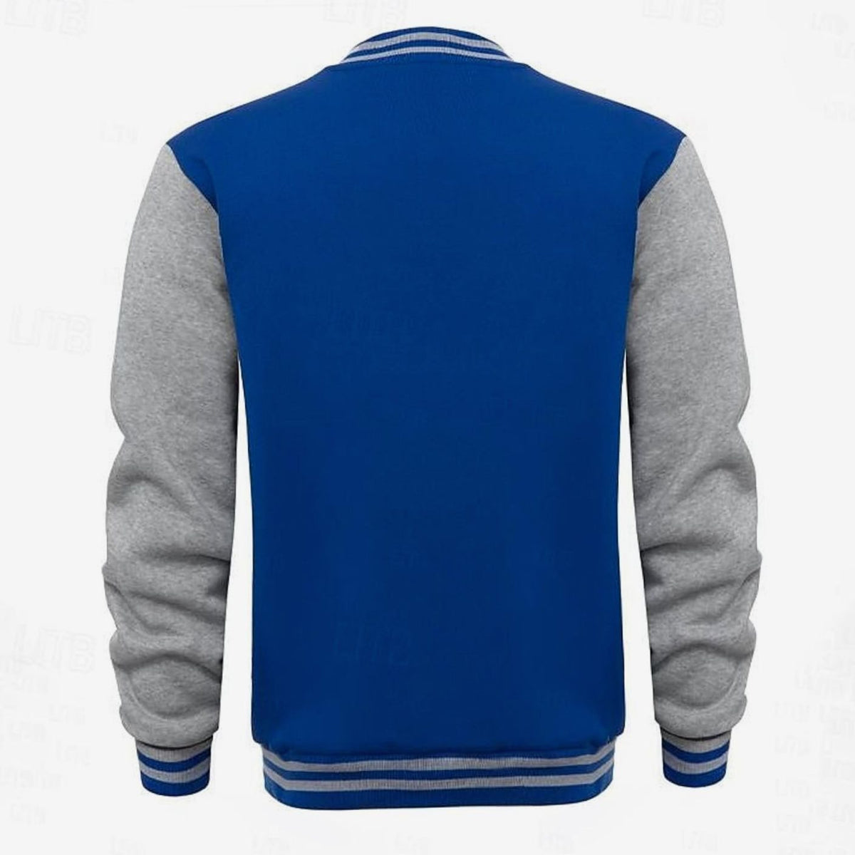 HUGO LAURENT™ | Classic Varsity Bomber Jacket with Ribbed Trim and Snap Buttons