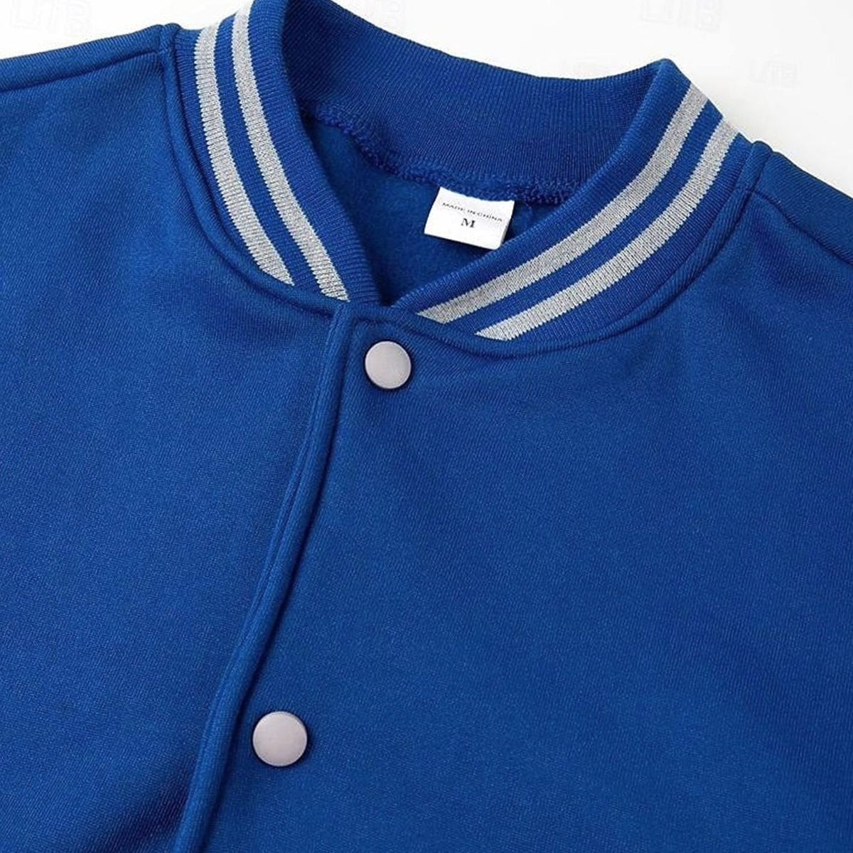 HUGO LAURENT™ | Classic Varsity Bomber Jacket with Ribbed Trim and Snap Buttons
