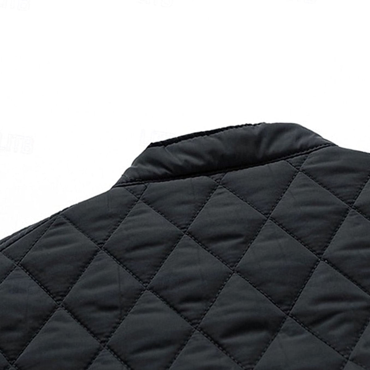 HUGO LAURENT™ | Diamond-Quilted Stand-Collar Full-Zip Jacket