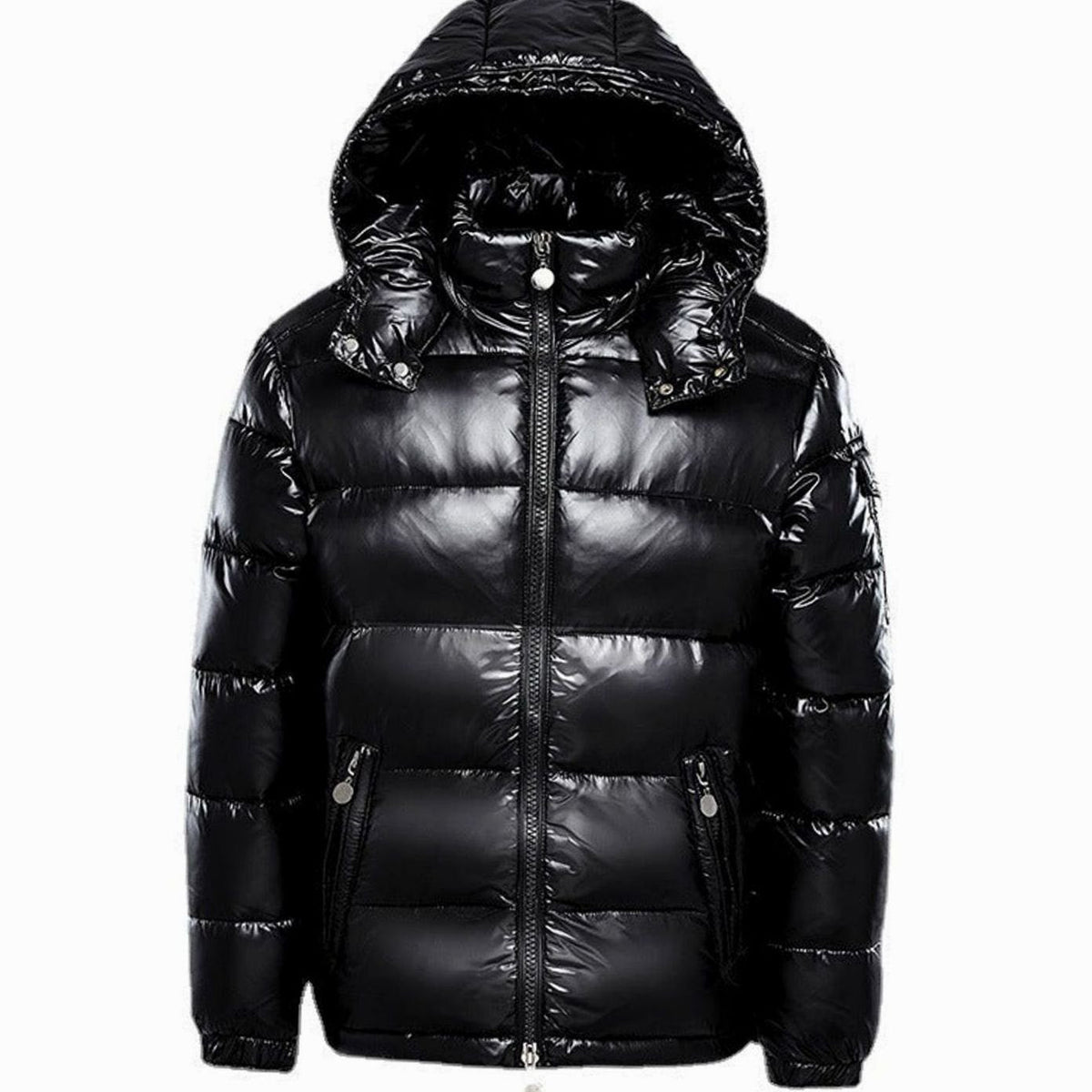 HUGO LAURENT™ | Hooded Puffer Quilted Jacket Full-Zip Winter Coat