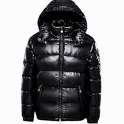 HUGO LAURENT™ | Hooded Puffer Quilted Jacket Full-Zip Winter Coat