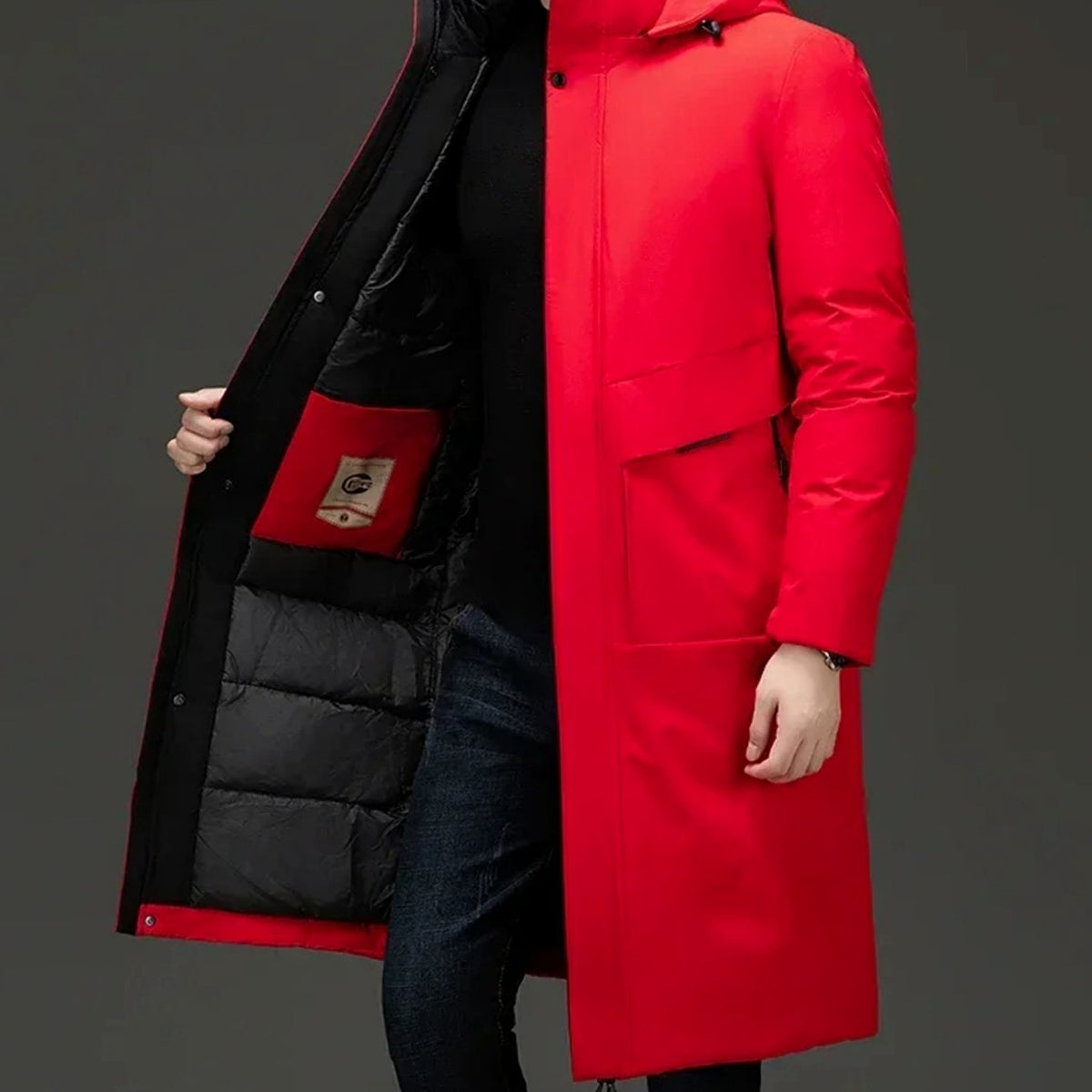 HUGO LAURENT™ | Insulated Hooded Long Puffer Winter Coat