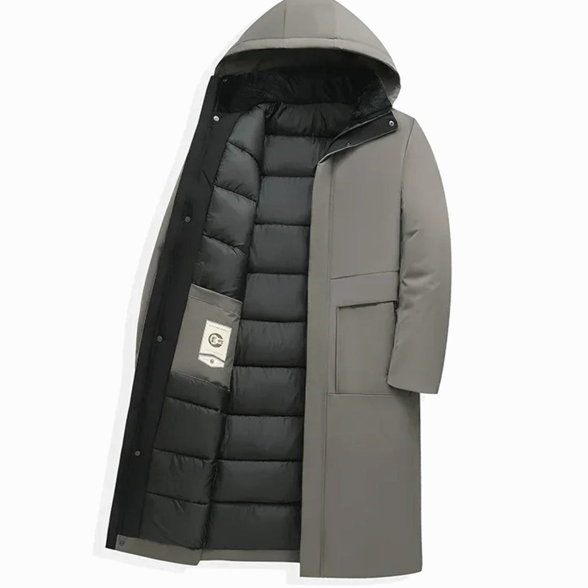 HUGO LAURENT™ | Insulated Hooded Long Puffer Winter Coat