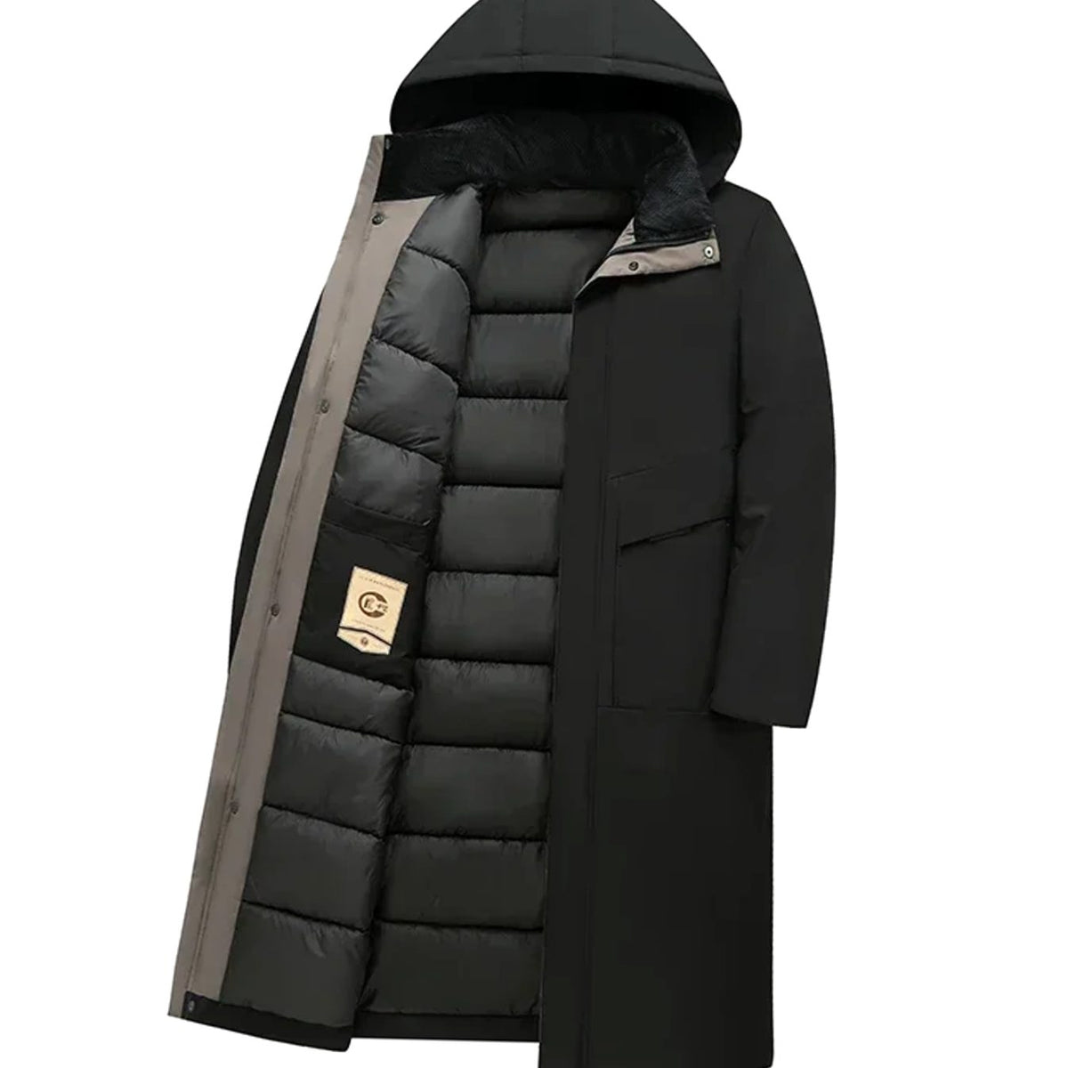 HUGO LAURENT™ | Insulated Hooded Long Puffer Winter Coat
