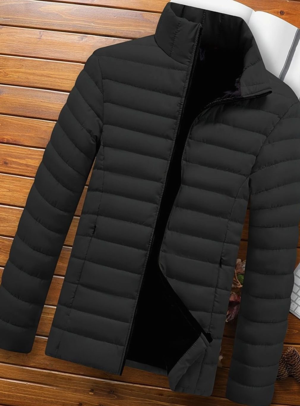 HUGO LAURENT™ | Lightweight Quilted Zip-Up Puffer Jacket