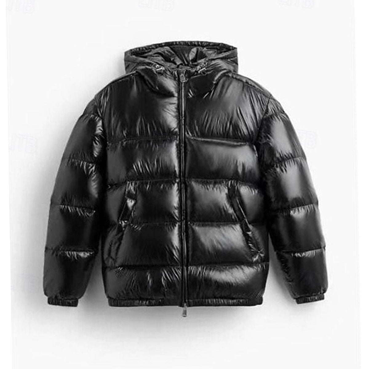 HUGO LAURENT™ | Quilted Hooded Coated Puffer Jacket