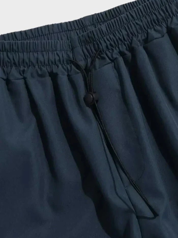 HUGO LAURENT™ | Wide-Leg Cargo Pants with Elastic Waist and Toggle Cuffs