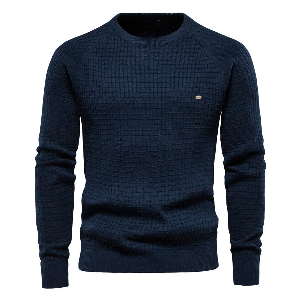 HUGO LAURENT™ | Oliver Textured Long-Sleeve Winter Sweater
