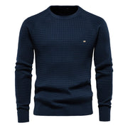 HUGO LAURENT™ | Oliver Textured Long-Sleeve Winter Sweater