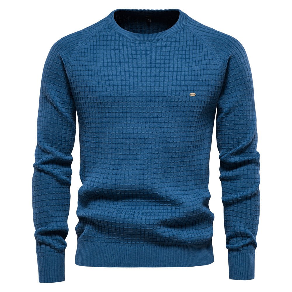 HUGO LAURENT™ | Oliver Textured Long-Sleeve Winter Sweater