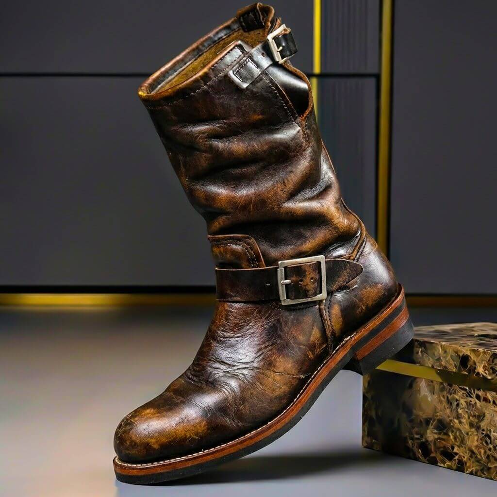 HUGO LAURENT™ | Bancroft Vintage Leather Boots