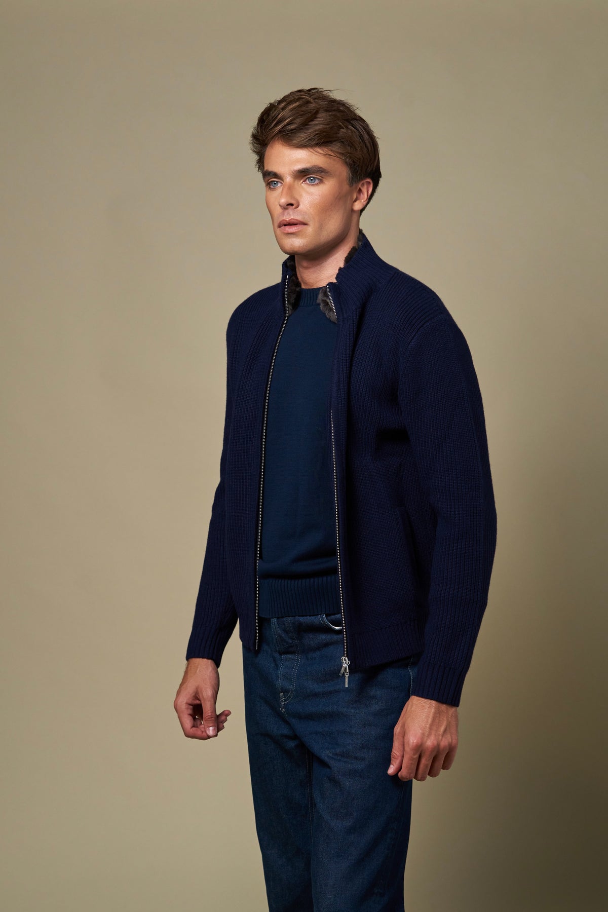 HUGO LAURENT™ | Genuine Fur Collar Blouson