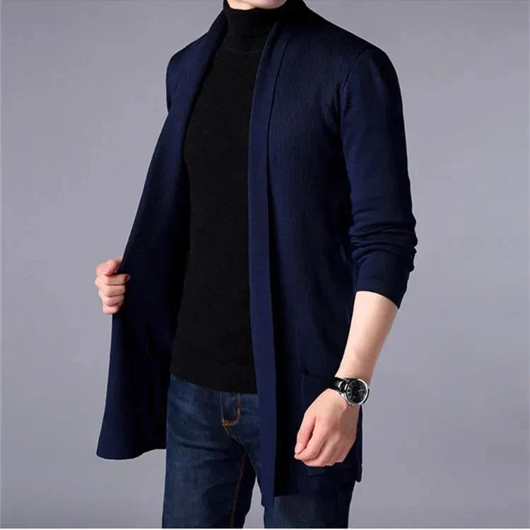 HUGO LAURENT™ | Men’s Long Knit Cardigan