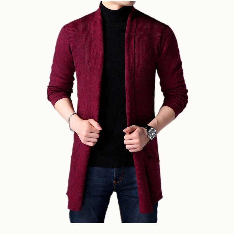 HUGO LAURENT™ | Men’s Long Knit Cardigan