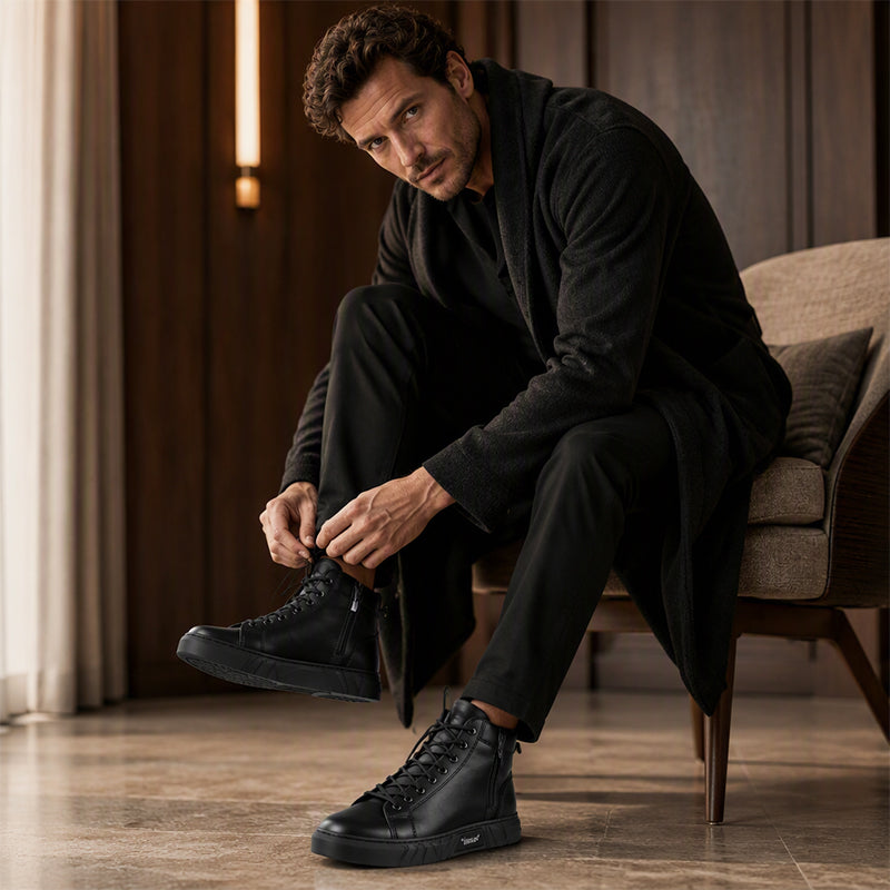 HUGO LAURENT™ | Waterproof Genuine Leather Combat Boots